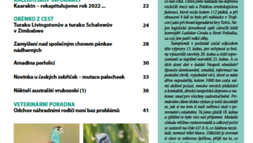 Obsah časopisu Nová Exota č. 2/2023