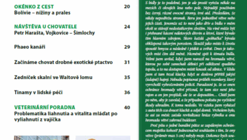 Obsah časopisu Nová Exota č. 5/2025